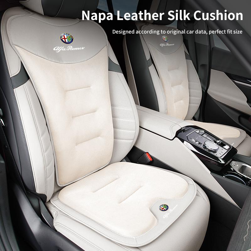 Car Stickers For Alfa Romeo Car Seat Ice Silk Cushion Pad Anti-slip Protect Seat Cover Mat For Alfa Romeo Giulietta 159 156 166
