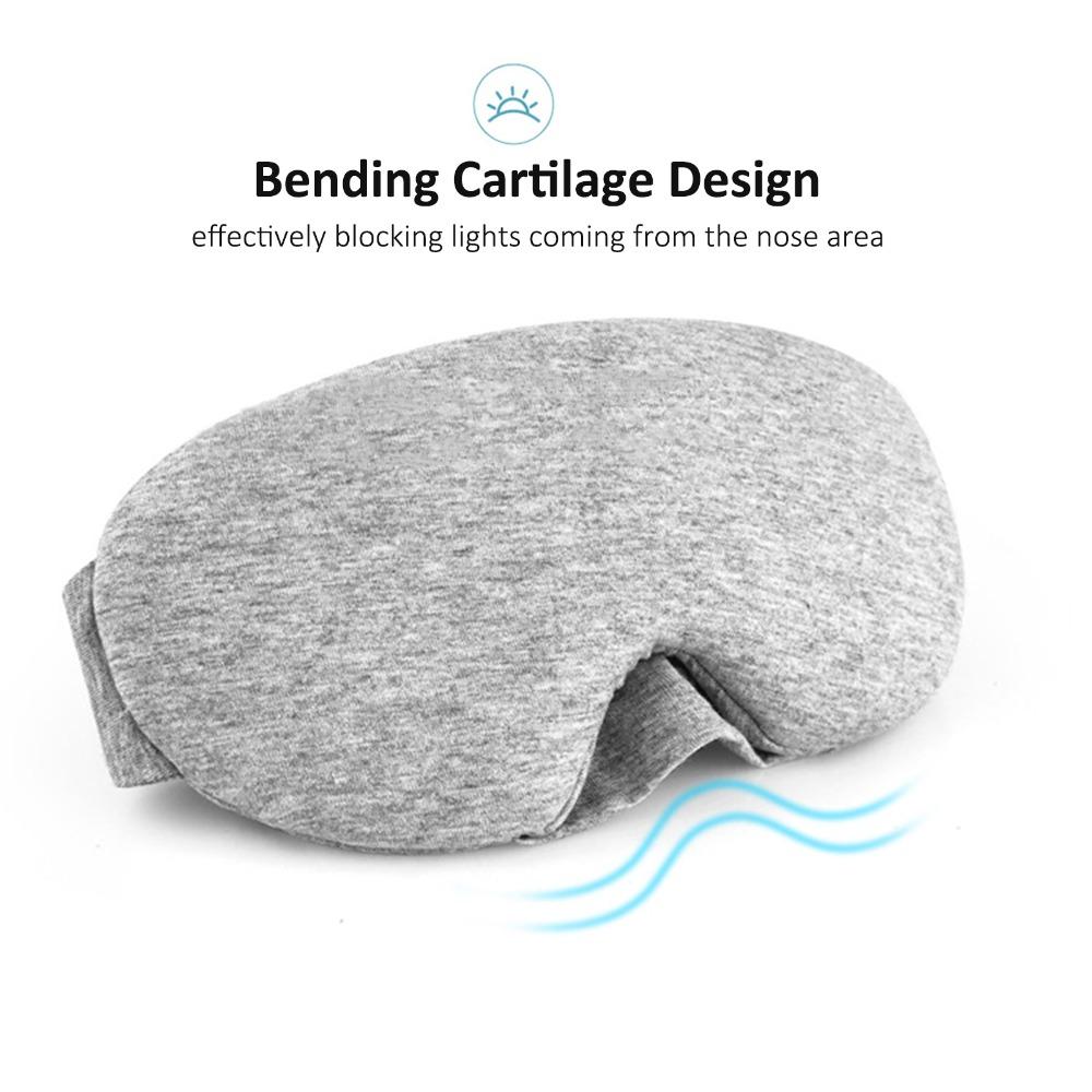 Soft Texture Eye Mask Cotton Sleeping Mask Durable Sleep Eye Mask Airplane Use