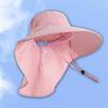 Anti-UV Wide Brim Sun Hat Foldable Women Bucket Hats Adjustable Sun Protection Hat  Safari Cap