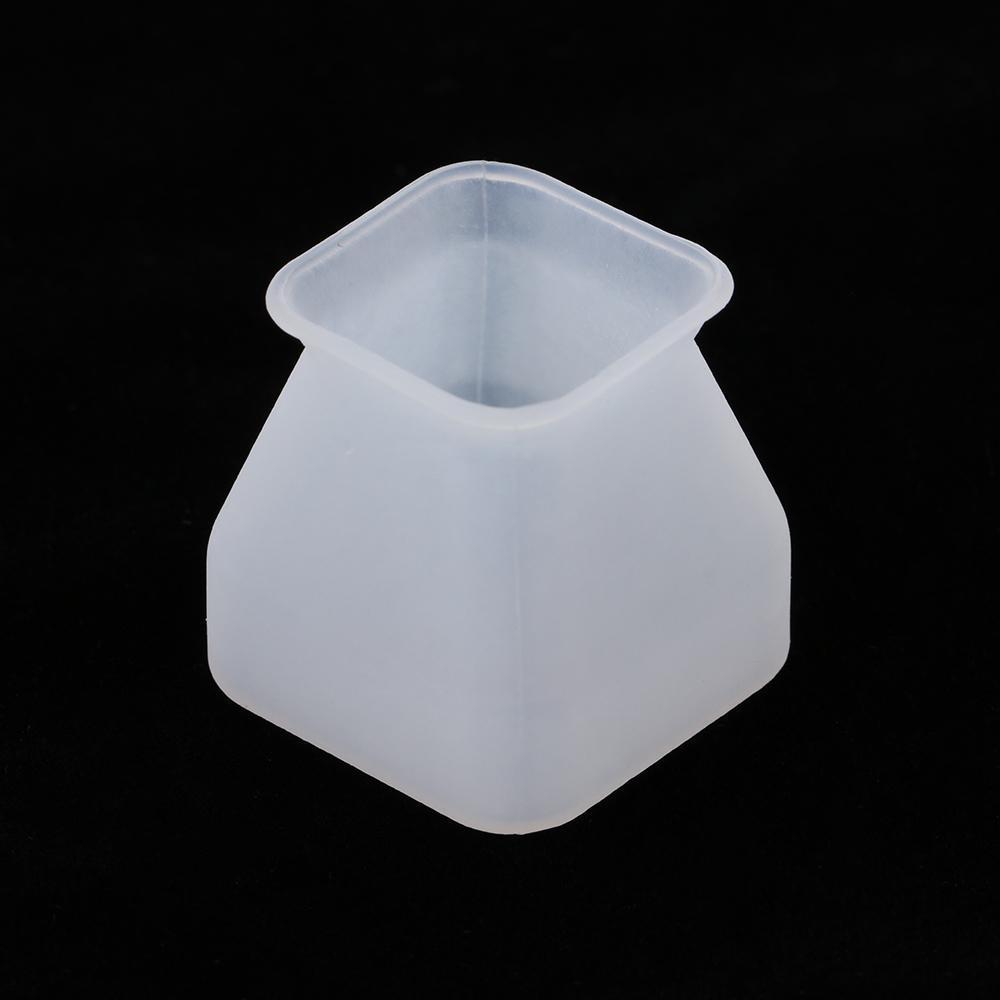 New Small Large White Grey Silicone Chair Leg Caps Table Cover Square