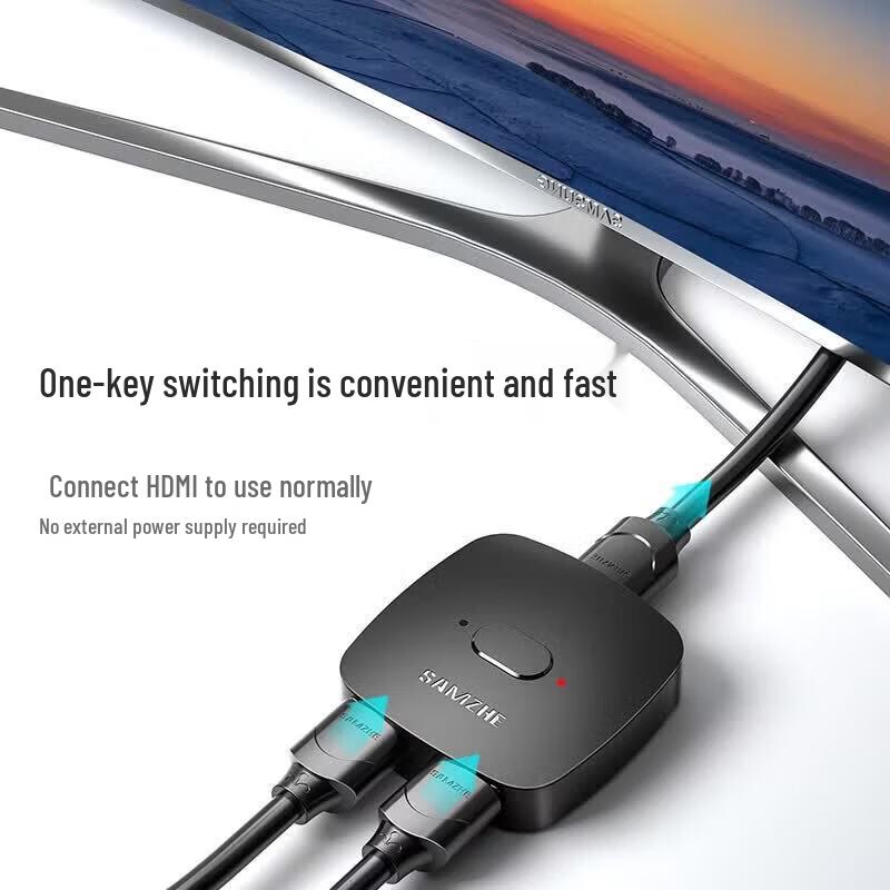 SAMZHE 4K HDMI 2.0 Двунаправленный переключатель HV-300