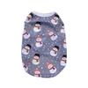 Christmas Pet Clothes Deer Snowman Print Dog Vest Coat Holiday Cute Puppy Costume For Small Medium Dogs Cats Yorkshire Chihuahua