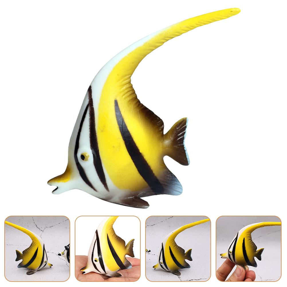 Детская игрушка, искусственная рыба, ролевые игры, искусственный ангел, декор для океана, пластиковая статуэтка морского животного