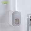 Ecoco Wall-Mounted Toothbrush Holder & Automatic Toothpaste Dispenser with Mouthwash Cup