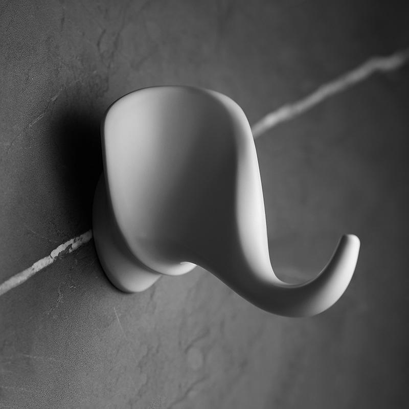 Бесплатный Гвоздь Белый Животный Крючок Креативный Крючок для Полотенца в Ванную Настенный Крючок Вешалка из Оленьих Рогов Аксессуары для Настенного Декора