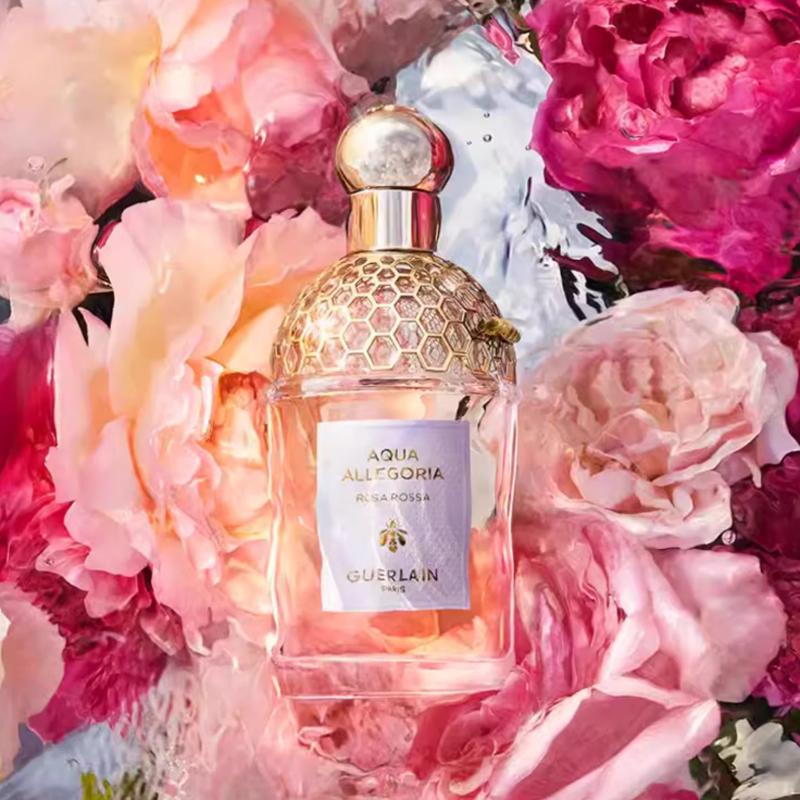 Guerlain Aqua Allegoria Rosa Rossa Eau de Toilette With Habit Rouge Eau De Toilette Perfume Set 75ml+100ml