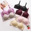 Однотонный бюстгальтер без косточек для среднего возраста, тонкий, мягкий, дышащий, расширяемый, регулируемый, нижнее белье, элегантный 3D, непровисающий бюстгальтер без косточек