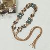 Retro Versatile Braided Waist Rope Bohemian Women's Waist Decoration Belt Ethnic Belt Korean Style Decorative Casual Waist Chain