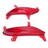 2PCS Red Rear Bumper Reflector Strip Cover for Santa Fe Sport 2013-2016 for Santa Fe Sport 2013-2016