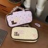 Large Capacity Korean Stationery Bag Star Love Heart Pen Storage Bag Dot Cloth Pencil Case  Student