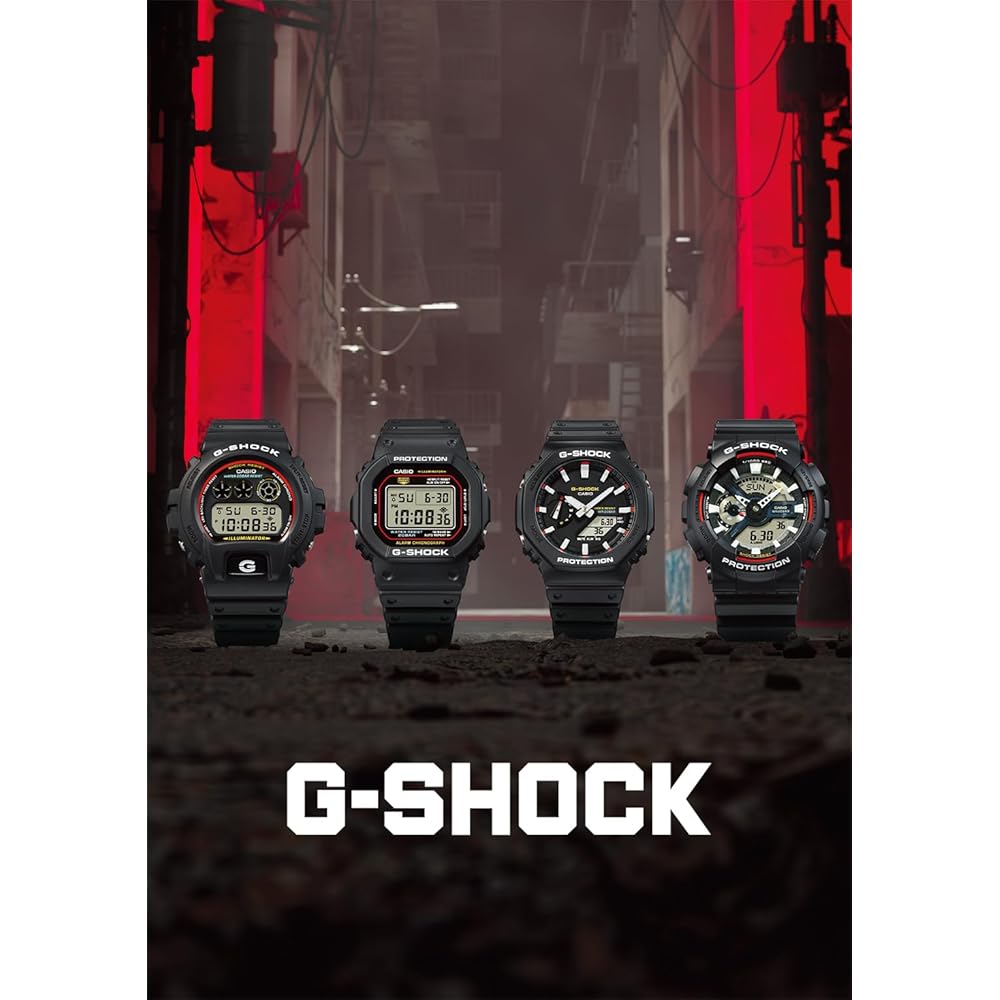 Мужские часы Casio G-Shock DW-6900RL-1JF Черные Иконический Стиль Водонепроницаемые Прочный Дизайн