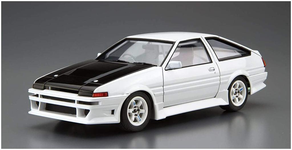 Aoshima Bunka Kyozaisha The Tuned Car Series Toyota Car Boutique Club AE86 Trueno 1985 Пластиковая модель 1/24 № 45