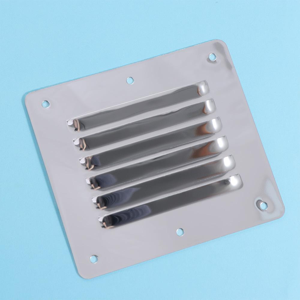 Square Flat Dryer Vent Cover Silver Marine Boat Air Vent Plate Window Square Vents  Outdoor