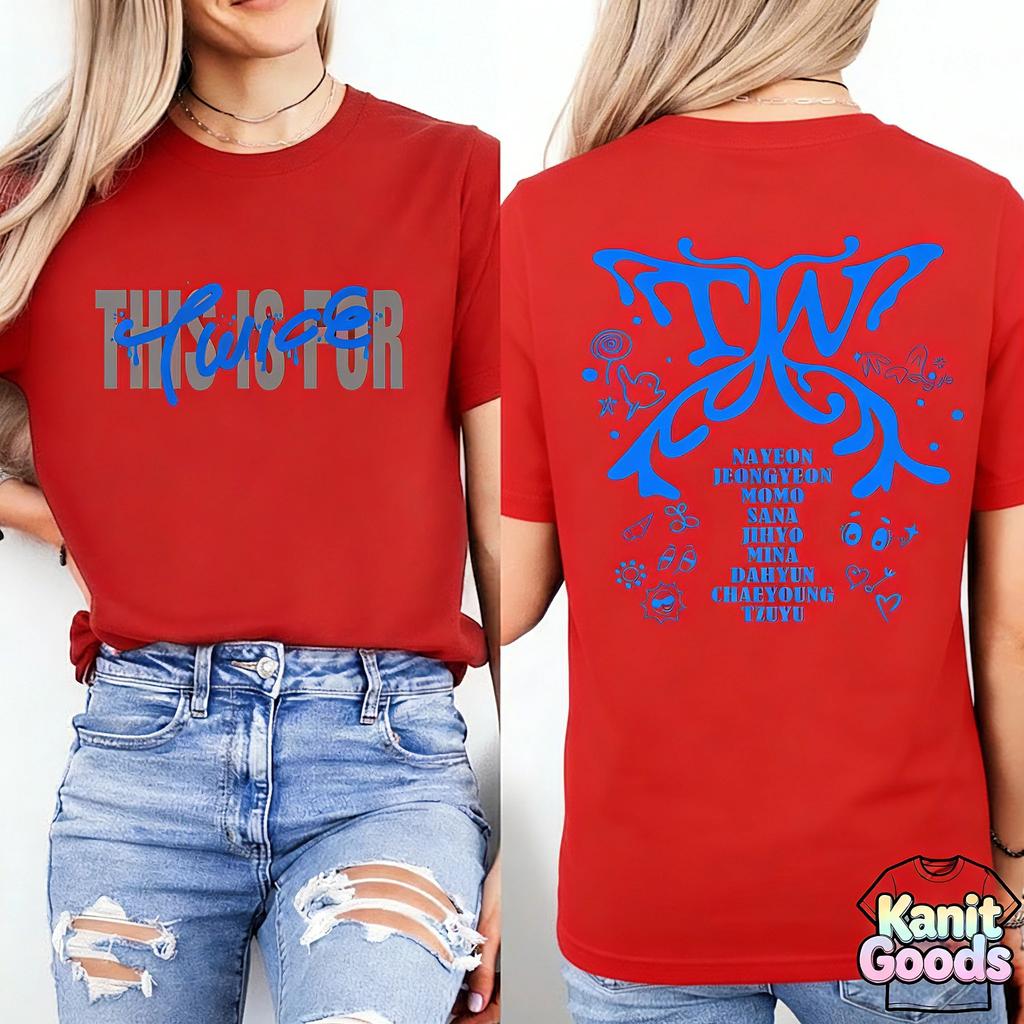 Это для футболки World Tour in US 2026, футболки TEN The Story Goes on, футболки с участниками, мерч Kpop Twice, стиль Y2k