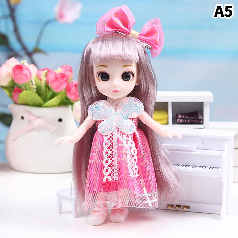 17 см кукла с одеждой обувью DIY подвижные суставы принцесса фигурка подарочные игрушки