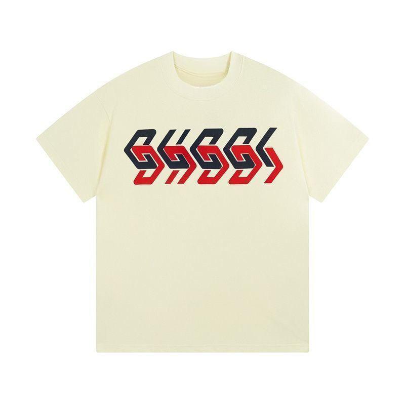 Трендовый брендовый принт Мужские Женские Летние Повседневные Свободные Парные Топы Весенние Хлопковые Футболки Роскошные Удобные Футболки Спорт