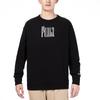 Puma Large Back Print Logo Knit Pullover Sweatshirt Men Tops Black 533037-01