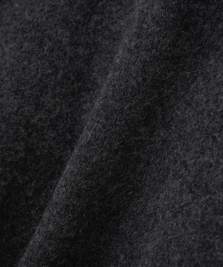 MILLO ARCHIVE Толстовка на молнии из вязаного полотна Roang [Меланжевый черный]