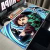 Anime MousePad Gamer New Large Kamado Tanjiro Mousepad D-demon Slayer Desk Mat Office Computer Accessories Mouse Mat