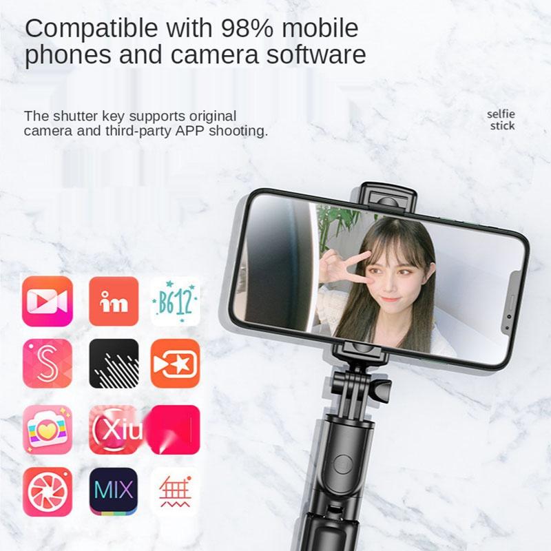 Штатив для телефона и палка для селфи Выдвижная подставка-штатив для телефона, совместимая с палкой для селфи телефона IOS Android