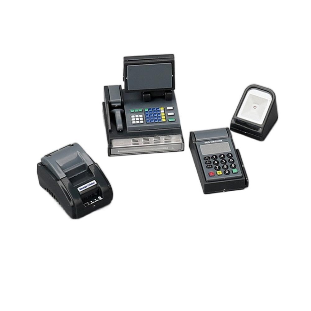 Миниатюрный кассовый аппарат 1:6/1:12 масштаб Мини супермаркет магазин карточный автомат игровой домик игрушка