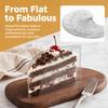 100PCS PET Triangular Cake Collar Transparent Triangle Shape Cake Wrapping Tray  Mousse Desserts