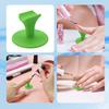 Nail Art Finger Holder Plastic Manicure Stand with Wide Base Stable Finger Support for Gel Acrylic Nail Application