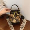 Feminine Bucket Bag Cylindrical Crossbody High Quality Portable Small Summer Fashion New