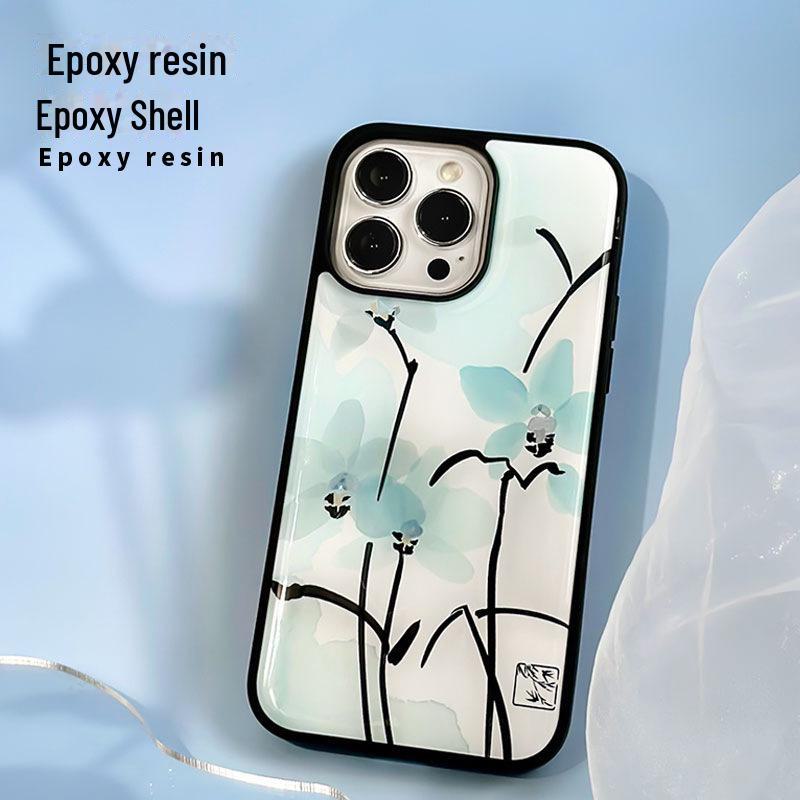 Эпоксидный чехол Zhitai для iPhone 16 Pro Max и 16, подходит для Huawei Mate 60 Pro.