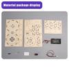 Assembly Model Set Building Model Kits Wooden Light-controlled Lamp Wooden Puzzle Games  Home