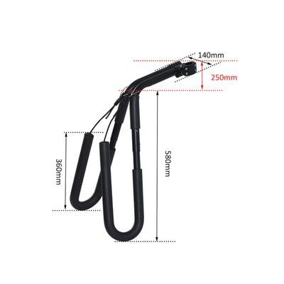 Стойки для досок для серфинга на велосипеде, вешалка для доски для серфинга, настенное крепление, набор стоек для досок для серфинга (оранжевый)