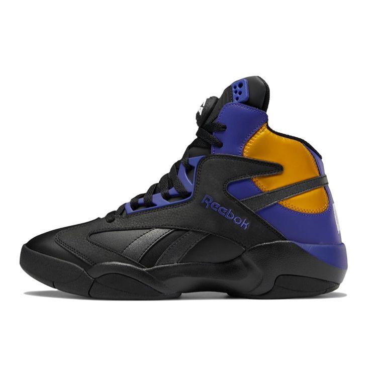 Reebok Мужские кроссовки Shaq Attaq LA to LA Black Core-Black Bold-Purple GY7127