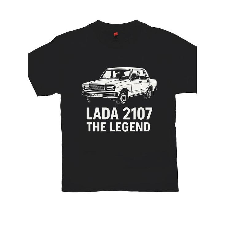 Lada 2107 Легенда Живет в Карбюраторном Исполнении Футболка