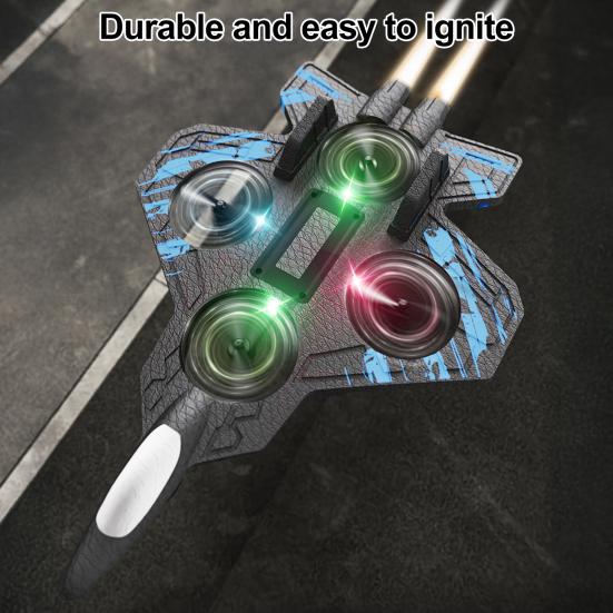 Игрушка самолет на радиоуправлении, трюковое вращение на 360 градусов, светодиодные огни, ударопрочный, истребитель на радиоуправлении, для детей, взрослых, начинающих, модель самолета на радиоуправлении