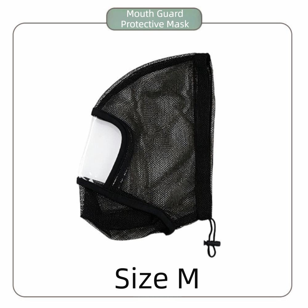 Breathable Dog Protective Mask Mesh Net Mosquito Bite Prevention Mask Outdoor Trip Prevention