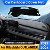 Для Mitsubishi Outlander PHEV 4 MK4 2024 Коврик на приборную панель автомобиля, коврик от солнца, коврик-панель, ковры, аксессуары