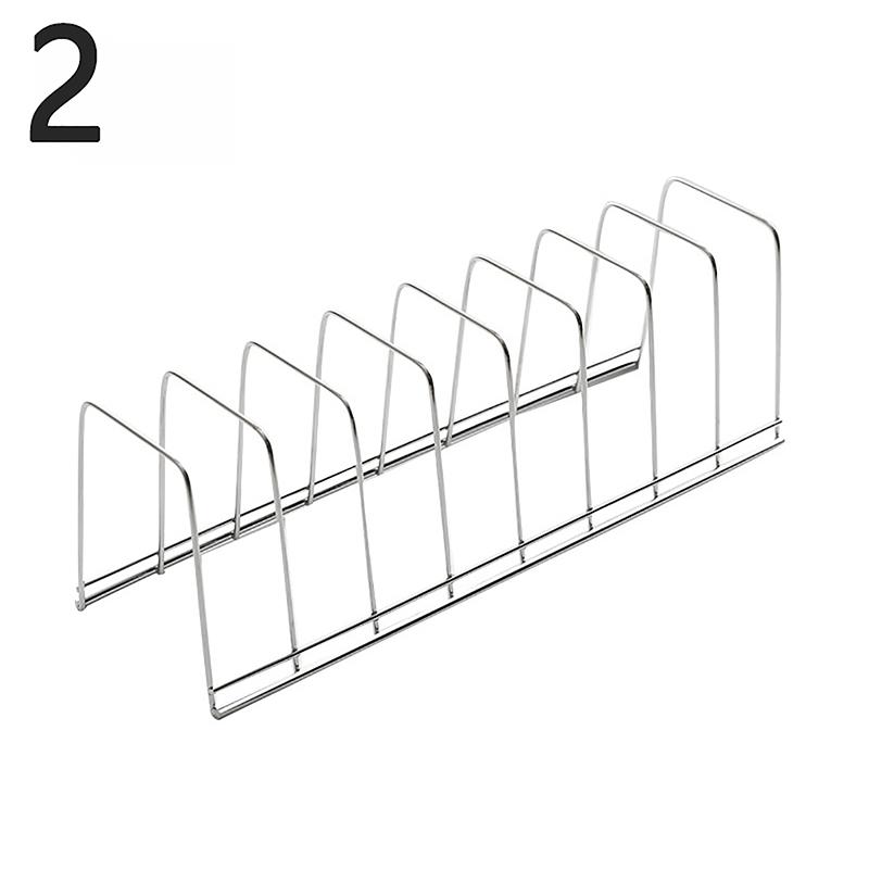 Стойка для сушки посуды из нержавеющей стали, кухонная полка для посуды, крышки для кастрюль, полки для хранения тарелок, многоцелевая полка, держатель для сушки мисок, кухонный органайзер