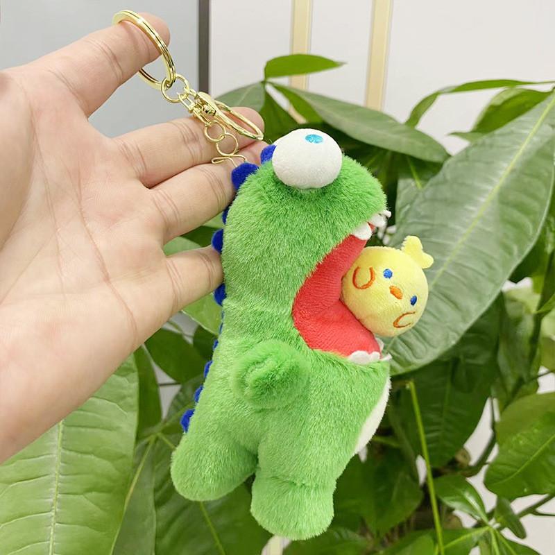 Cute Cartoon Animal Plush Keychain Figures Featuring Colorful Bears And Dogs
