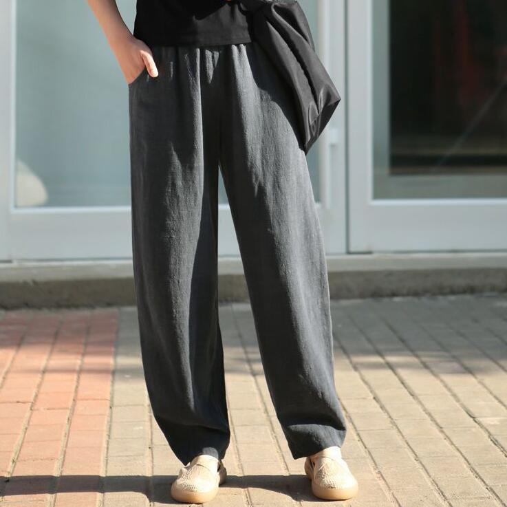 Хлопковые повседневные брюки большого размера женские свободные брюки-репы с высокой талией