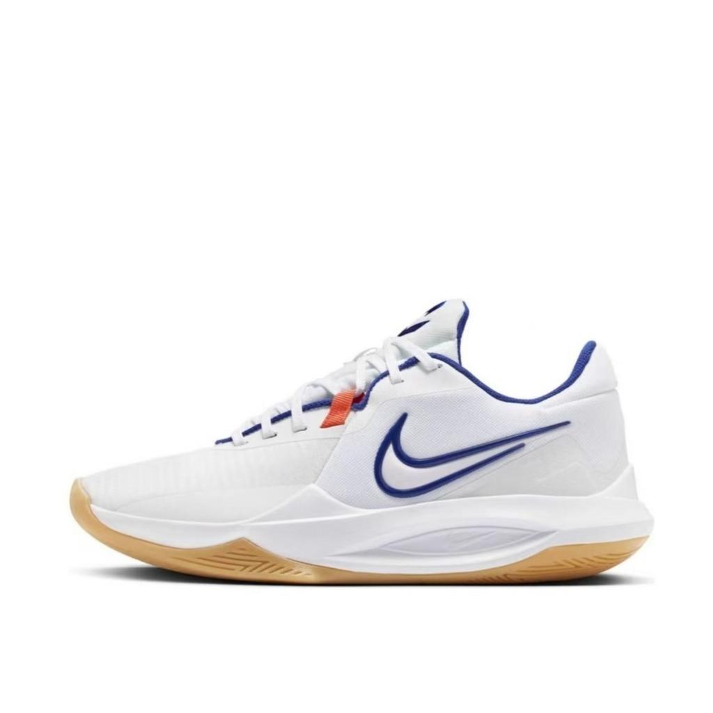 Nike Precision 6 Trendy Coverage Impact Resistant Coverage Impact Resistant Low top Basketball Shoes Men's Sky Blue HV1796-141(Team282-)