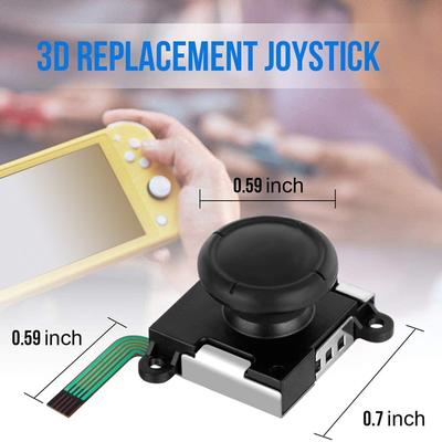 24 шт. 3D Запасной джойстик для Joycon Замена джойстика для Nintendo Switch Joy Con Аксессуары для рукоятки