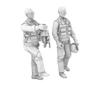 Rise144 Models US Military Pilot Standing Position 1 Resin 3D Parts RMA32003 1/32 1960s-1970s (2 Pieces) (Airplane)