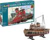 German Revell 1/108 Harbor Tugboat Plastic Model