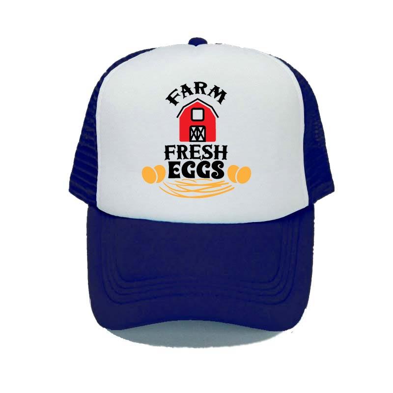 Кепка Snapback для свежих яиц, органическая фермерская яичная шляпа дальнобойщика, регулируемая солнцезащитная шляпа для фермеров и куриц, YY320