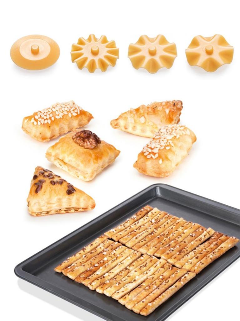 Ролик для выпечки , Нож для резки краев , Ролик для теста, пирога, пиццы