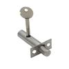 Stainless Steel Invisible Mortise Door Lock Iron Pipe Well Lock Fire Door Escape Aisle Lock Furniture Hardware