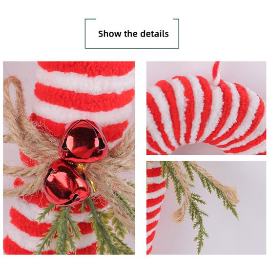 Рождественская елка, украшение в виде леденца, подвесные украшения в виде леденцов, подвеска на рождественскую елку для праздничных вечеринок