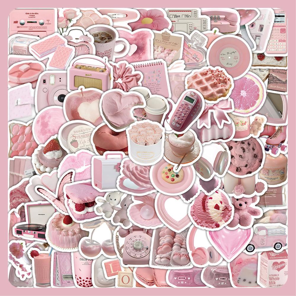 50Pcs Cartoon Duck Waterproof Graffiti Sticker Aesthetic Decorative Luggage Laptop Cup Phone Fridge Scrapbook Kid Stickers