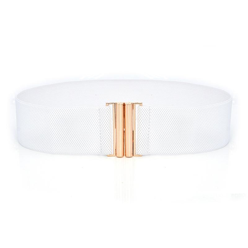 Women Belt Stretch Skinny Elastic Wide Corset Wrap Waist Dress Belt Accessories