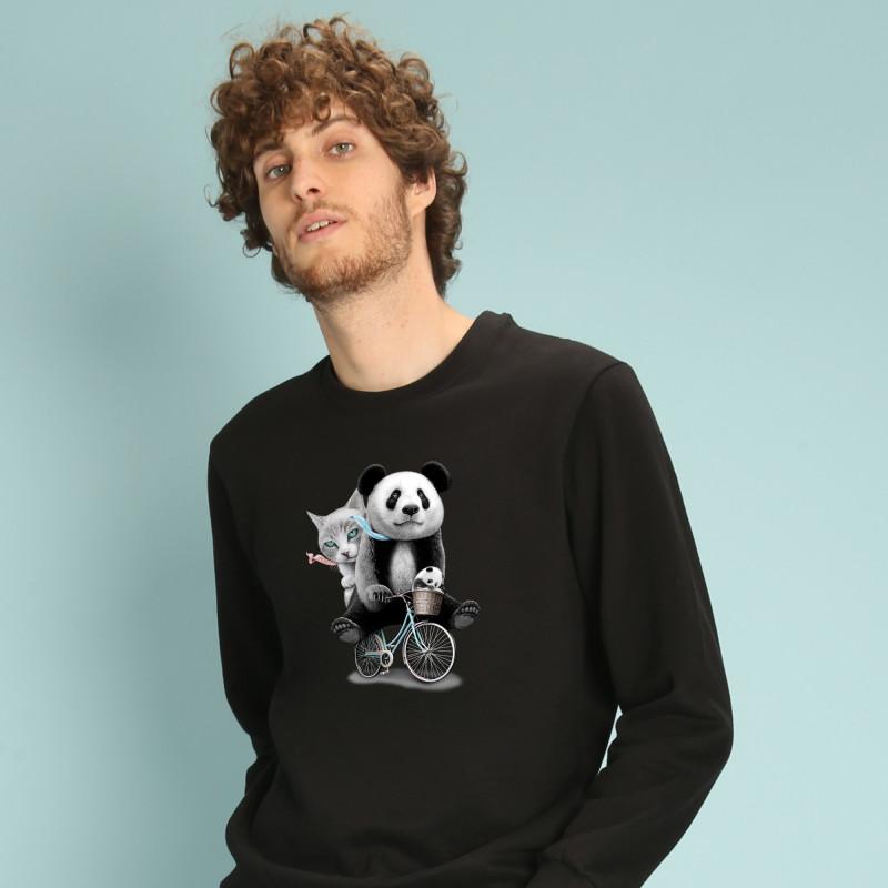 Мужская толстовка - PANDA BICYCLE